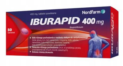 Iburapid 400 mg 50 tabletek