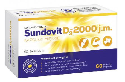 SundovitD3 2000 j.m. x 60kaps.