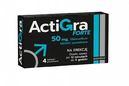Actigra Forte 50mg x 4tabl.