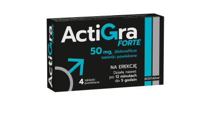 Actigra Forte 50mg x 4tabl.