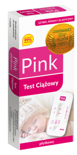 Test ciążowy PINK plytkowy x 1szt.