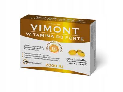 Vimont Witamina D3 Forte 2000 IU x 60kaps