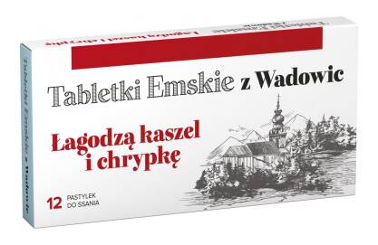 Tabletki Emskie z Wadowic 12 pastyl.