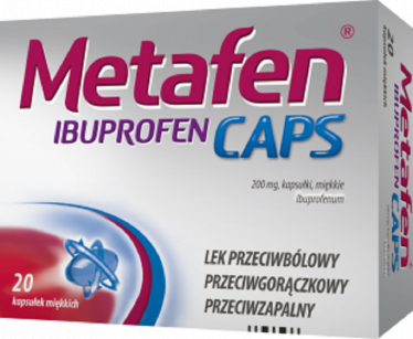Metafen Ibuprofen 200mg x 20kaps.