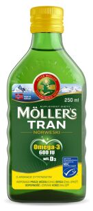 Tran Mollers plyn cytrynowy 250ml MOLLERS