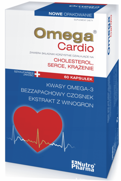 Omega Cardio+czosnek x 60kaps.