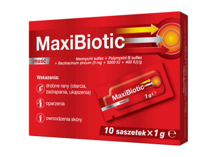 Maxibiotic maść saszetki x 10sasz.
