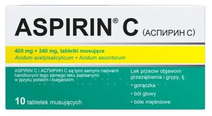 Aspirin C x 10tabl.mus. INPHARM