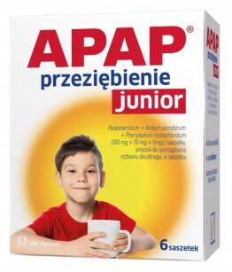 Apap Przeziębienie Junior x 6sasz.
