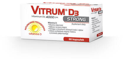 Vitrum D3 Strong 4000j.m. x  60kaps.