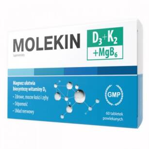 Molekin D3 + K2 + MgB6 x 60tabl.