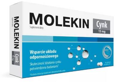 Molekin Cynk 15mg x 30tabl.