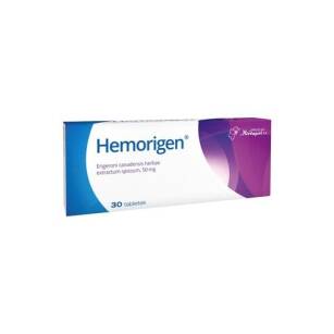 Hemorigen 0,05g 30 tabletek