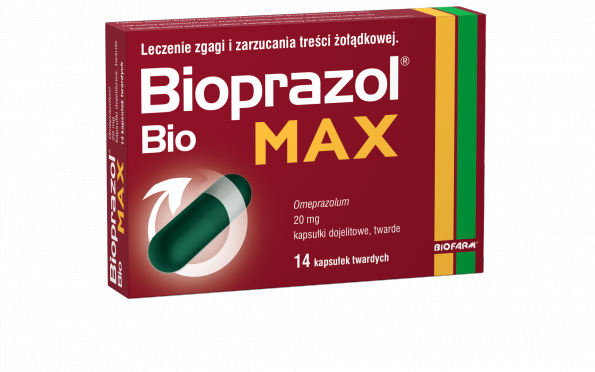 Bioprazol Bio Max 20mg x 14kaps.