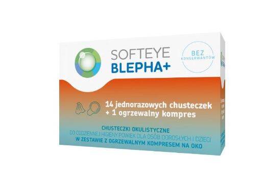Softeye Blepha+ Chust okul + kompres