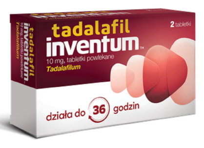 Tadalafil Inventum10mg x 2tabl.