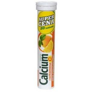 Calcium Vit.C Pomarańcza x 20tbl.mus