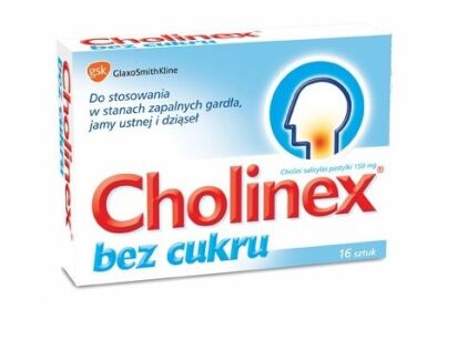 Cholinex b/cukru x 16past.