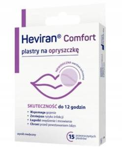 Heviran Comfort Plas. na opryszczkę x15szt