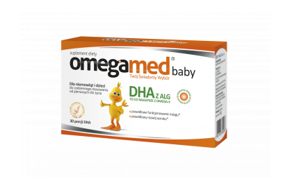 Omegamed Baby DHA z Alg 30 kaps.twist-off